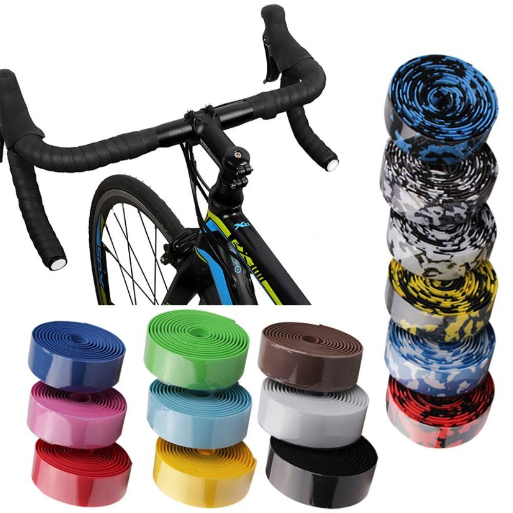 1 Pair Sponge Bicycle Handlebar Strap Eva Camouflage Cycling Handle Belt Bicycle