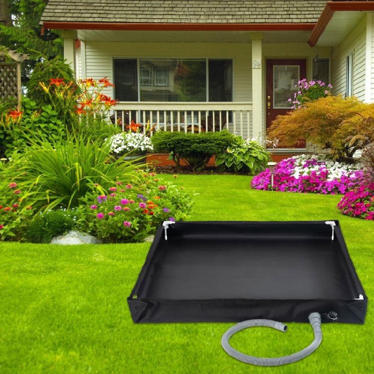 Быстросохнущая складная душевая база Тяжелый тип Душевая ванна со сливным шлангом для душа на открытом воздухе Походное снаряжение