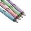 6pcs 0.7mm Refill Multicolor Retractable Pen Rubber Grip Press Roller Ball Pen  Office