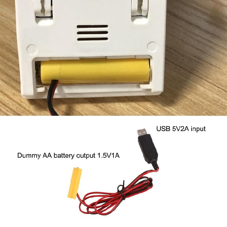 USB 5В в 1,5В Преобразователь питания Имитаторы батареек AA Заменяет 1 шт. 1,5В AA