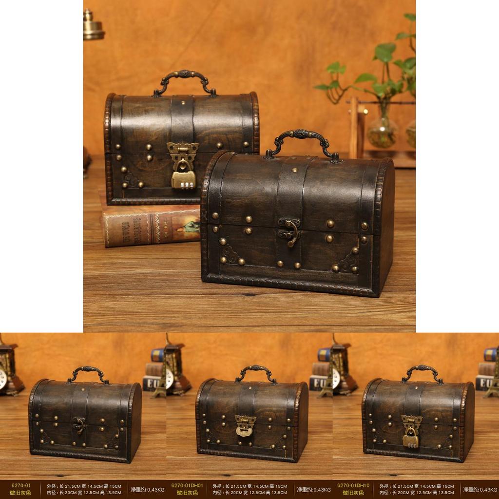 Classic Wooden Storage Chest For Home Office And Decorative Use