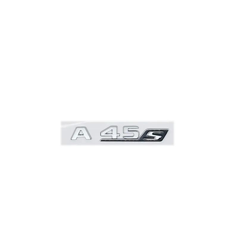 ABS Для Mercedes Benz A35 45 43 AMG W177 W176 A35 A45 A45S TURBO 4MATIC Наклейки-эмблемы с буквами на багажник автомобиля Аксессуары