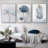 Canvas Painting Beautiful Dream Small Fresh Flower Feather Poster Ideal Gift for Living Room Kitchen Wall Art Wall Decor