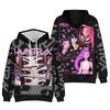 Hot Fashion for Fans of KPop Demon Hunters Graphic Printed Sweatshirt Outdoor Sport Cosplay Pullovers Hoodie Cosplay Costume