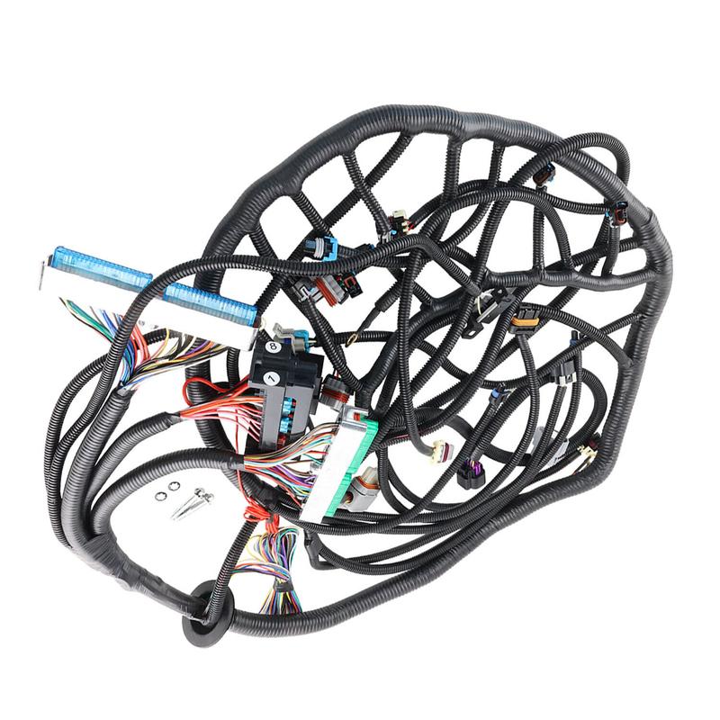 Двигатель LS LS3 Vortec Отдельная коса проводов 4.8 5.3 6.0 (Электронное управление дроссельной заслонкой)  РАЗЪЕМЫ ТОПЛИВНЫХ ФОРСУНОК (4L60E DBW)