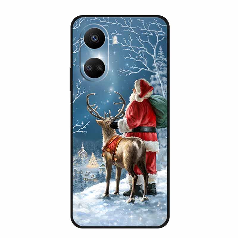 Christmas Case For Huawei Nova 10 / 10 SE / 10 Pro Case Nova 10Z 8SE Lovely Soft TPU Silicone Covers for Huawei Nova 10 Pro Case