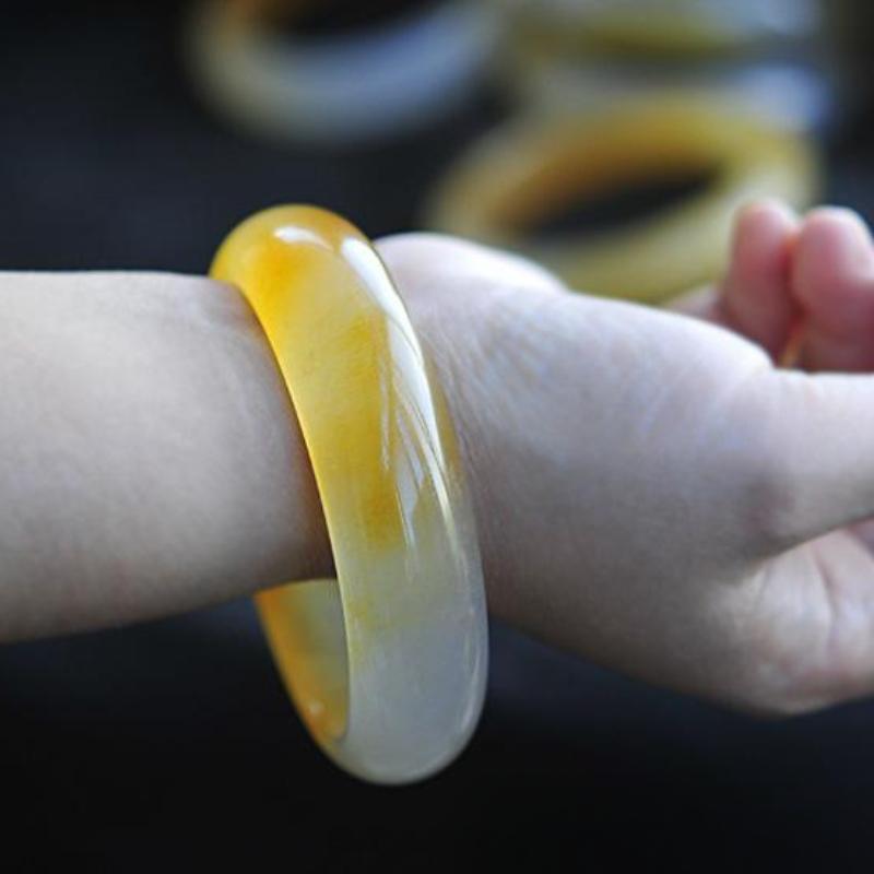 15 мм натуральный ледяной вид желтого дракона нефрита плавающий цветок браслет модный шарм изумрудный браслет нефрит женский подарок