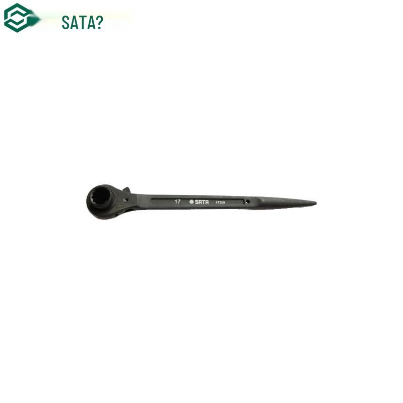 SATA 47321 Двусторонний остроконечный трещоточный гаечный ключ