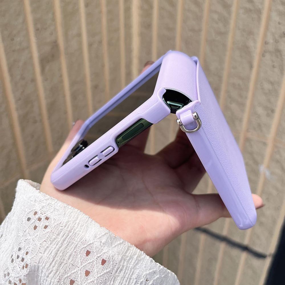 Чехол для телефона через плечо с ремешком на запястье из жемчужной цепочки и веревкой из искусственной кожи, защита шарниров, ультратонкий противоударный защитный чехол