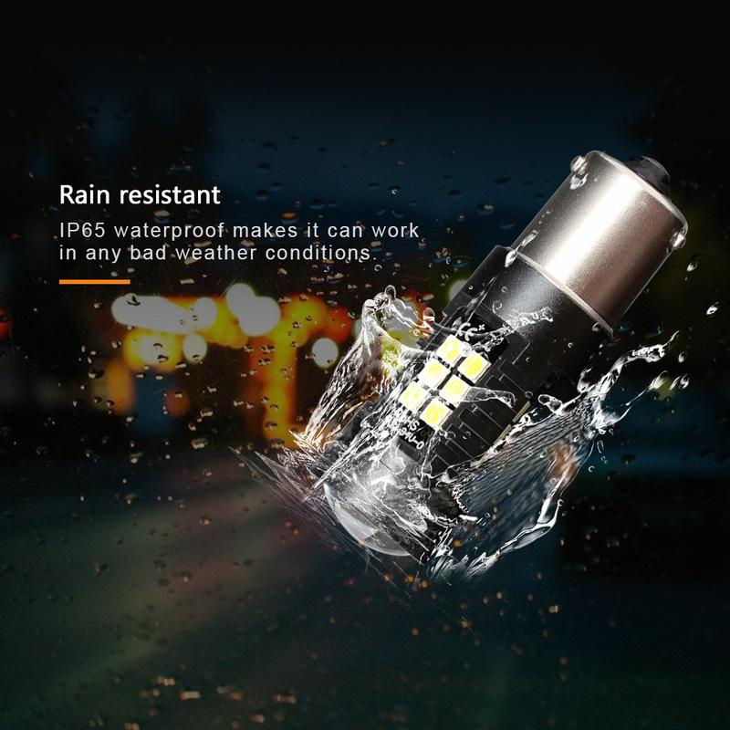 2 шт. P21W LED 1156 BA15S BAU15S PY21W BAY15D Светодиодная лампа 1157 P21 5W R5W 21 шт. 3030SMD Автомобильная лампа Автомобильный светодиодный свет 12В 24В 6000K Белый