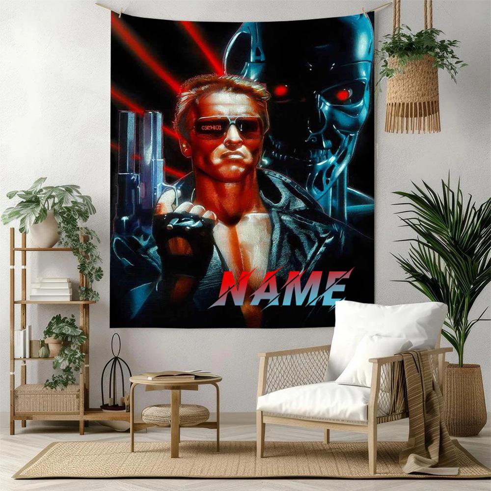 Warner Custom Your Name Wall Decor Tapestry Art For Pet Memorial Birthdaywedding Party Backdrop Family Gift