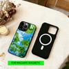 Атмосферный чехол для iPhone 17, 16, 15, 14, 13, 12, 11 Plus, Pro, Магнитный, Для Magsafe, Беспроводная зарядка