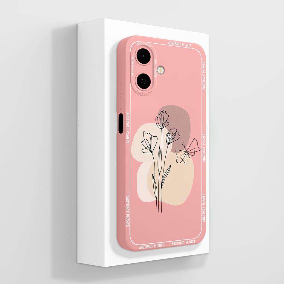For Tecno Spark Go 2 Case Butterfly Advanced Liquid Silicone Back Covers For Spark Go2 Soft Full Coverage Anti Drop Phone Shell