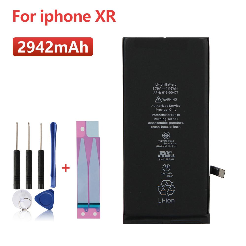 Replacement Phone Battery For iPhone XR A2105 A1984 A2107 A2108 A2106 2942mAh Battery + Tools