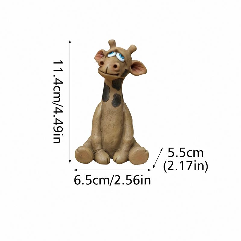 1 шт. смоляные украшения для гостиной, жирафа, кабинета, ароматерапевтического украшения, домашнего стола для благовоний
