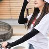 1 Pair Trendy Unisex No Constraint Arm Cover Sun Protection Sleeve Oudoor Gloves Shaper