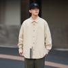 2024 Letter Long Sleeve Shirt Japanese Hong Kong Style Ins Loose Shirt Boys Summer Trendy Versatile Casual Coat