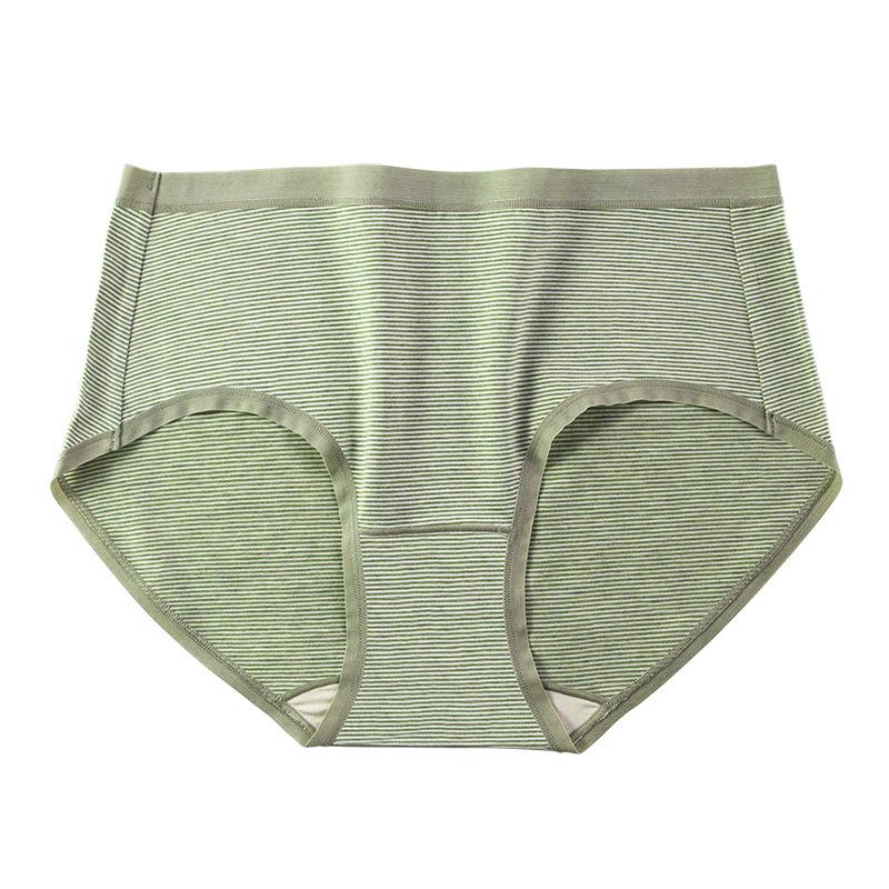Супермягкое дышащее нижнее белье, приятное для кожи, антибактериальное нижнее белье, минималистичное нижнее белье в полоску, удобное женское нижнее белье