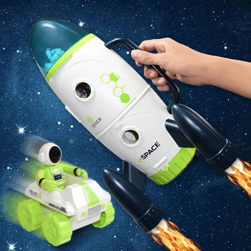Нетоксичные Пазлы Акусто-Оптические Космические Игрушки Космическая Модель Шаттл ВВС Космическая Станция Ракета Серия Авиация Игрушки Для Детей Рождественский Подарок
