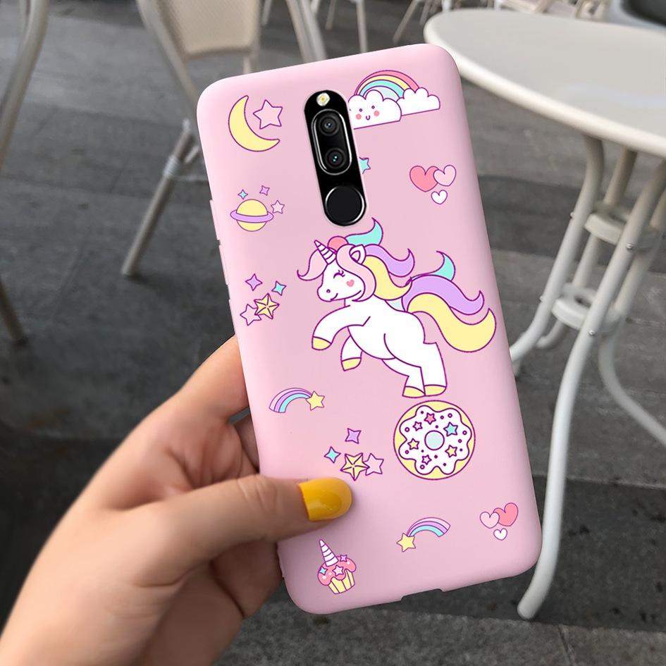 For Huawei Nova 2i Case Candy Colorful Matte Soft Silicone Cover for Huawei Mate 10 Lite RNE-L21 RNE-L22 Phone Cases Nova2i Capa