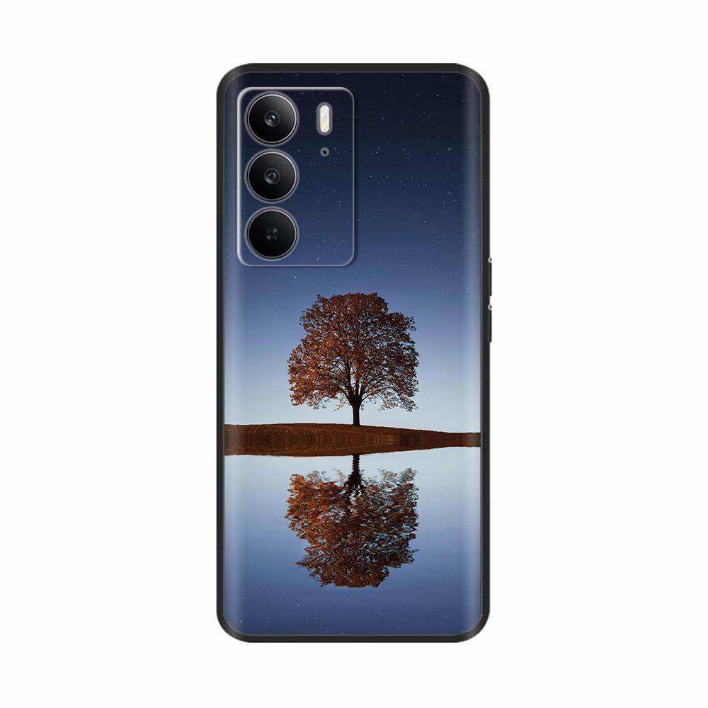 Для Realme 14x 5G Чехол Модный Цветок Мультфильм Мягкий Силикон Задняя Крышка Для Oppo Realme 14x 5G 14 X Чехлы Для Телефона Защитные Fundas