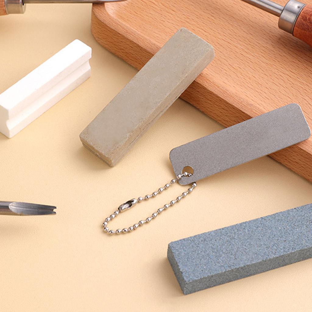 Cutter Sharpening Stone with Coarse Surface Diamond Texture Sharpening Cutter Suitable for Kitchen Camping and BBQ Use