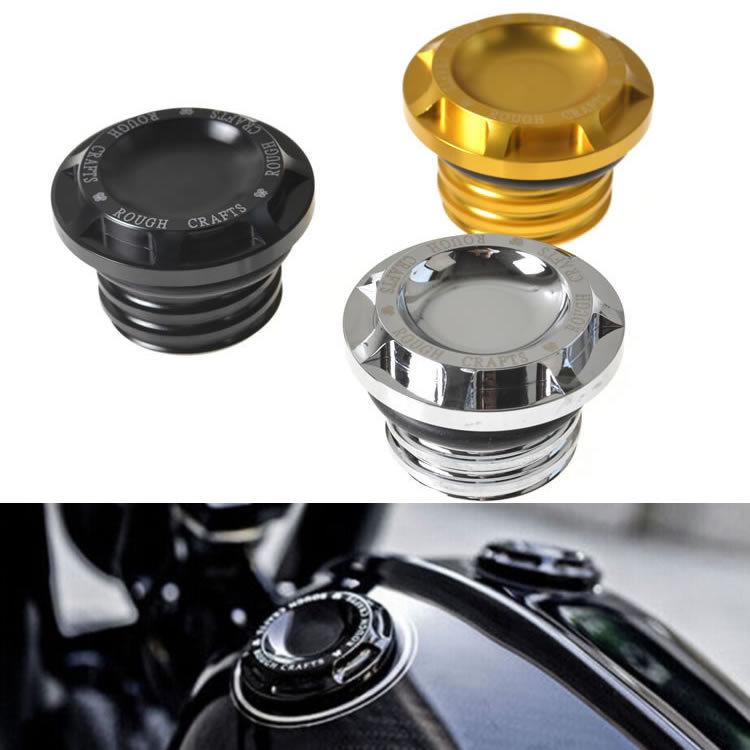 Plum Blossom Fuel Tank Cap for Harley XL883, 1200, X48, 72, Dyna, Softail, Breakout Retro Models
