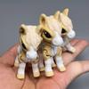 3D-печатная фигурка лошади с подвижными суставами, статуэтка пони, игрушка-антистресс, модель животного, украшение для рабочего стола, орнамент