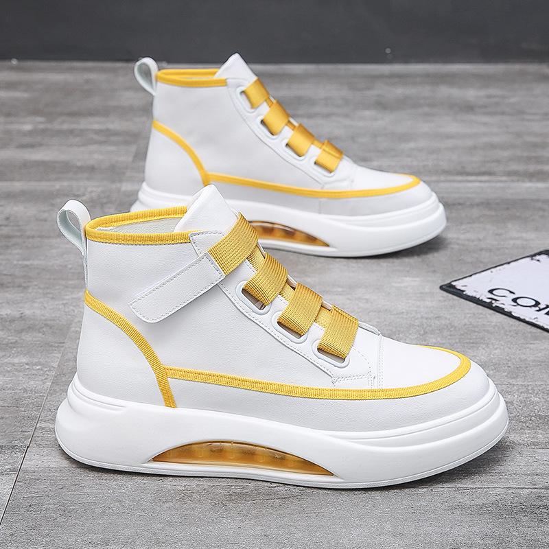 Модные мужские роскошные модные ботинки на платформе оригинальные кожаные белые туфли дизайнерские кроссовки в уличном стиле стильные ботильоны hombre