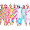 Unicorn Cosplay Costume Anime Jumpsuit For Adults Hooded Pajamas Kigurumi Cartoon Onesies For Christmas Halloween