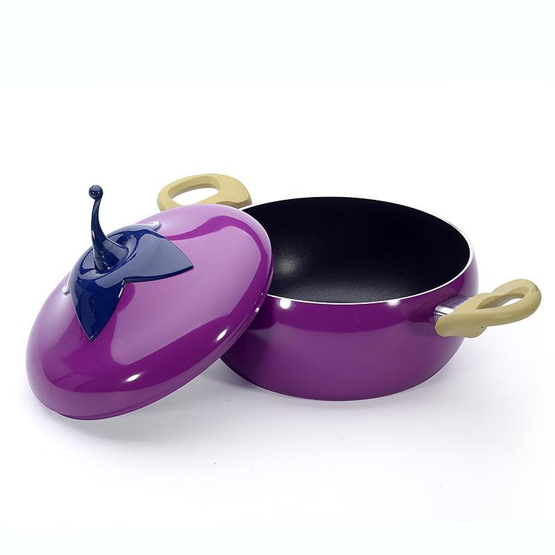 Durable Porcelain Tomato Pot with Heating Function for Soup and Stew