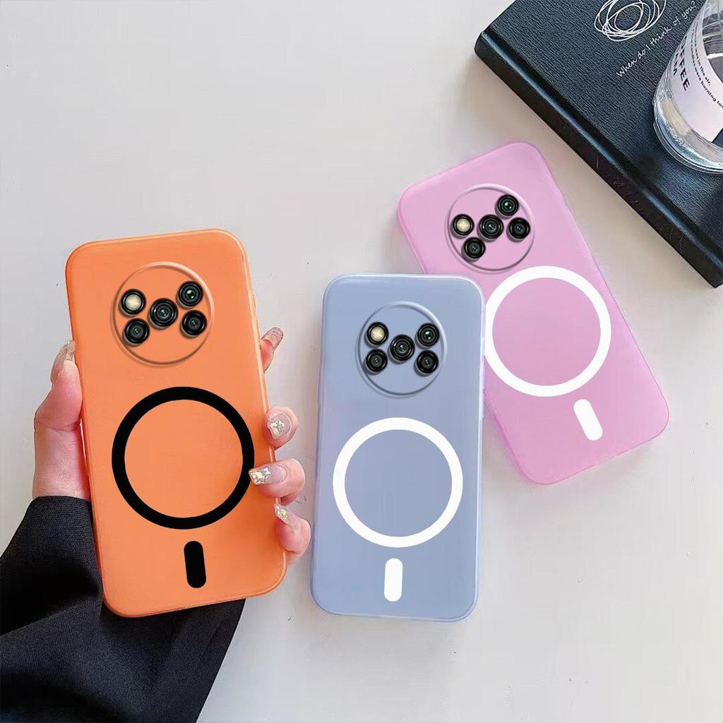Чехол для Xiaomi POCO X3 Pro, NFC Премиальный Магнитный Матовый Защитный Чехол для Телефона