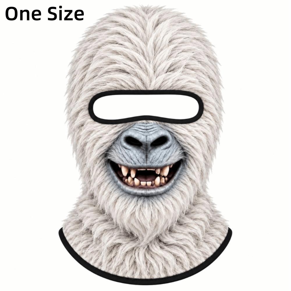 3D Face Printed Winter Mask Cover Full Coverage Ski Mask Hood New Funny Ski Mask For Men Woman