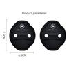 CRA1 for Mercedes Benz W203 W204 W205 4Pcs Silicone Door Lock Buckle Car Door Anti-collision Protective Cover