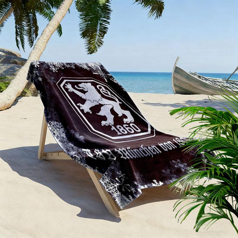 TSV 1860 München Beach Towel, Large Soft Quick Dry Towel for Beach Camping Swimming