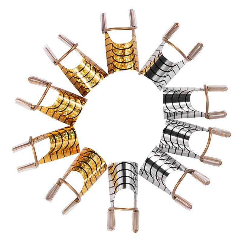 5 шт. многоразовых форм для ногтей, держатель для наращивания ногтей из алюминия, держатель для наращивания ногтей, акриловое оборудование для наращивания ногтей, маникюрные инструменты