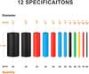 560шт термоусадочные трубки 2:1, Eventronic Electrical Wire Cable Wrap Assortment, комплект термоусадочных трубок для электроизоляции в коробке