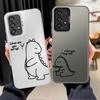 Чехол для телефона Samsung Galaxy A32 A36 A54 A13 A72 A16 A34 A17 A52 A25 A73 A23 A71 A14 A56 A12 Милые Динозавры для Пары