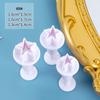 3/4Pcs Ceramic Cutting Mold Clay Polymer Pottery Sculpture Cutter Heart Star Shaped DIY Geometric Snow Figure Modeling Tool