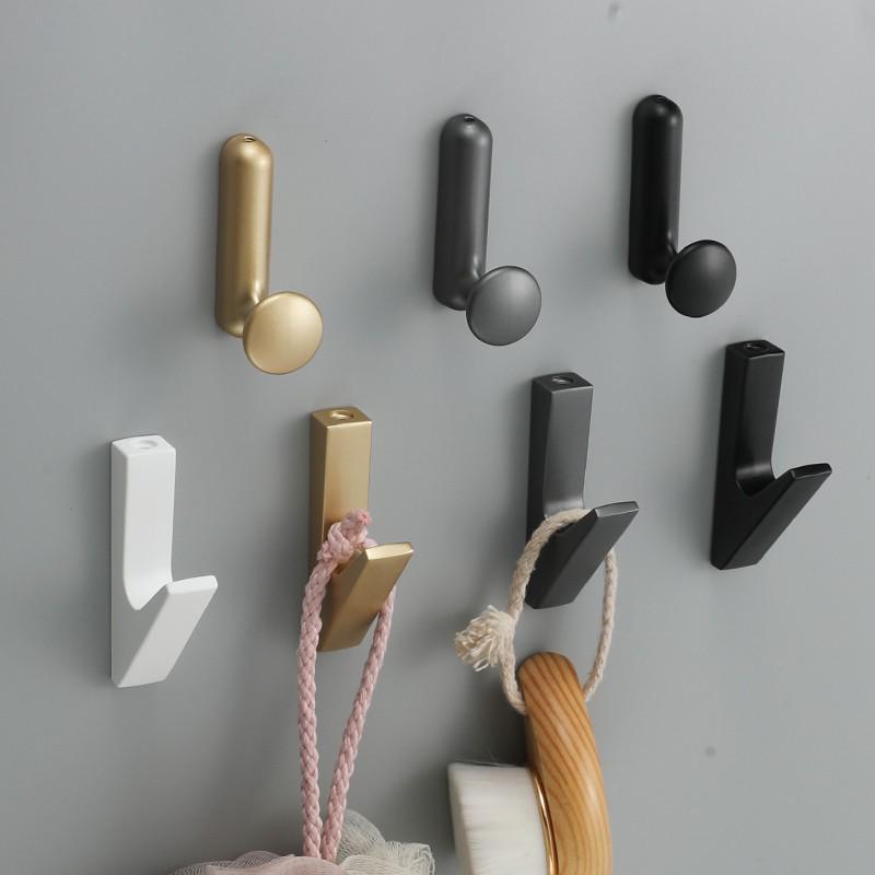 Nordic Aluminum Alloy Coat Hook for Bedroom and Entrance Hall