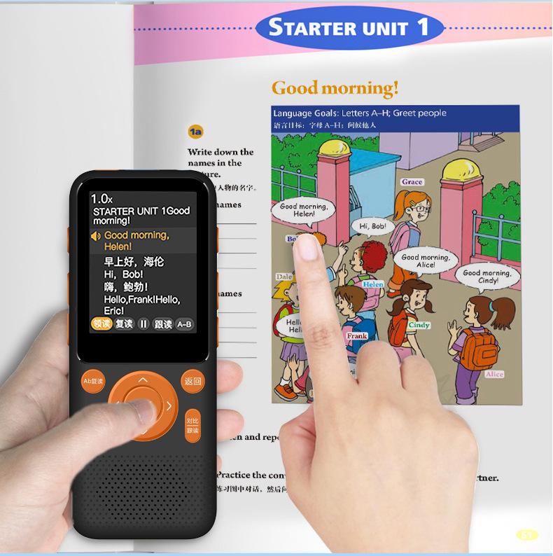 Pocket Learning Machine English Learning Artifact Human Teaching Textbook Synchronous Point Reading Repeat Walkman