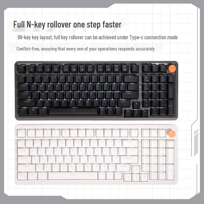Lenovo MK9 98-клавишная проводная механическая игровая клавиатура
