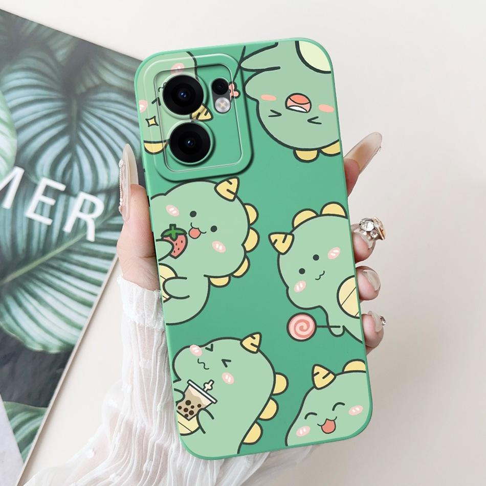 Для OPPO Reno13 F 4G 5G Reno13 Pro Милый Мультяшный Космический Кот Чехол для Телефона Reno 13F 13 13Pro Мягкий Силиконовый Ударопрочный Чехол