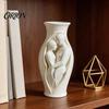 Абстрактная Ваза-Статуэтка Тела Человека, 3D-Печатная Скульптура Обнимающейся Пары, Декоративная Ваза для Сухоцветов для Прихожей, Гостиной, Столешницы