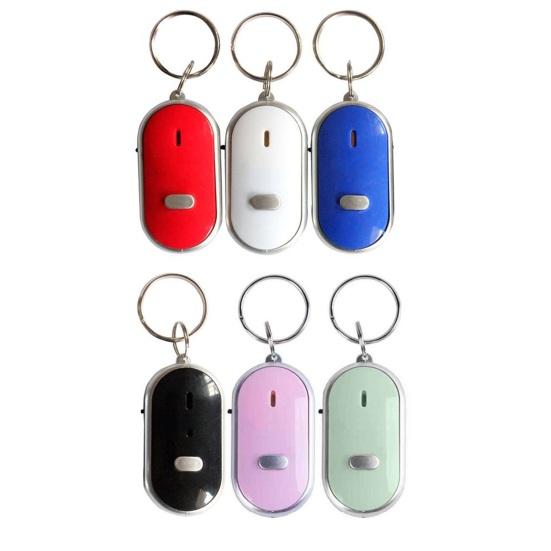 1/6 шт. Свисток-искатель ключей с аудиосенсором, легкий поиск ключей, противоугонное оборудование, высокая твердость, аварийный фонарик, локатор ключей