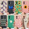 Чехол для телефона Vivo Y38 T3x Y28 Y200i Y03 Y 03 Capa жидкий мягкий силиконовый популярный узор бабочки подсолнуха защита камеры противоударный чехол бампер
