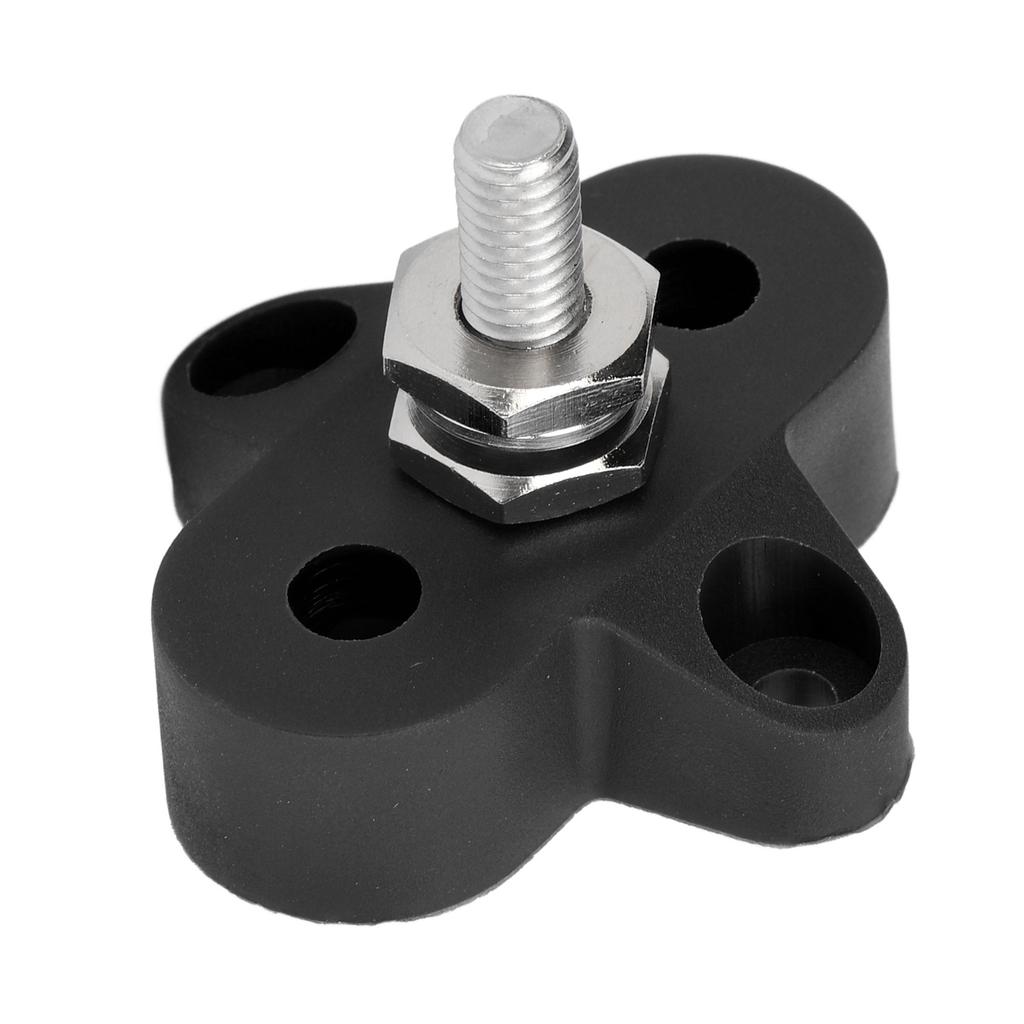 48V M6 Heavy Duty Battery Power Distribution Terminal Block Junction Post for Car Marine Trailer RV Boat