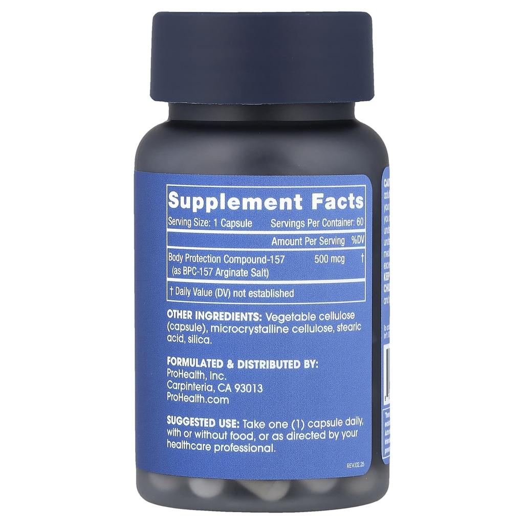 ProHealth Longevity BPC-157, 500 мкг, 60 капсул