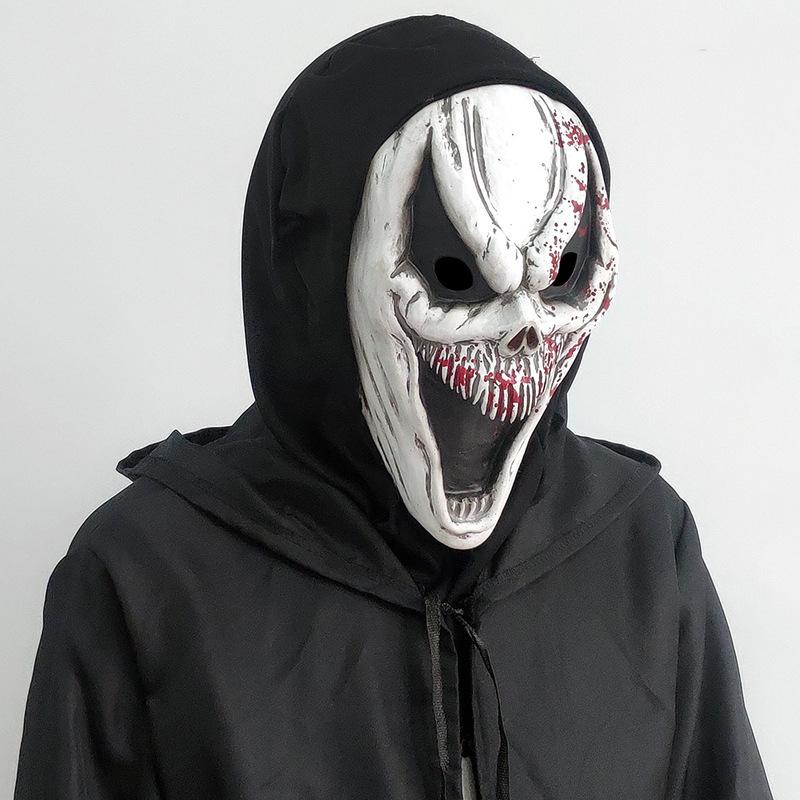 Жуткий ужасный крик 6, призрачное лицо, маска с черепом, косплей, ужас, убийца демонов, латексная маска, Хэллоуин, карнавальный костюм для вечеринки, реквизит