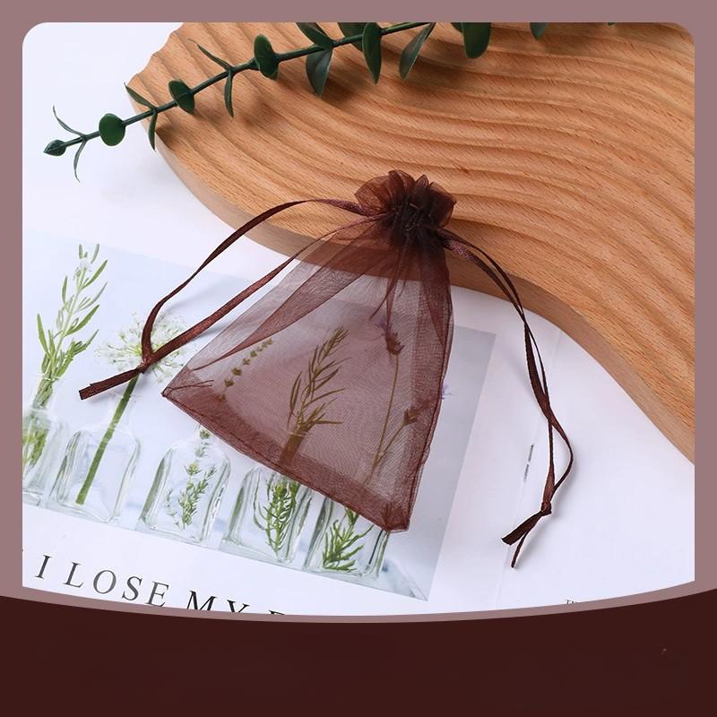 100pcs 7x9cm String Makeup Bag Colorful Drawstring Bag Jewelry Packaging Bags Wedding Gift Storage Drawstring Pouches